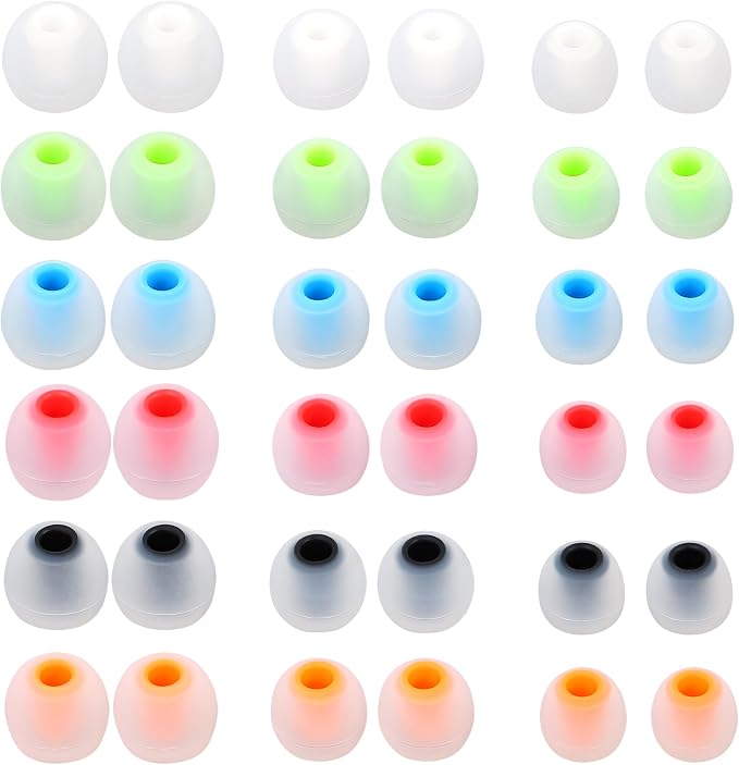 Earbud Replacement Tips Silicone Earbud Tips Ear Bud Covers Fit Most in-Ear