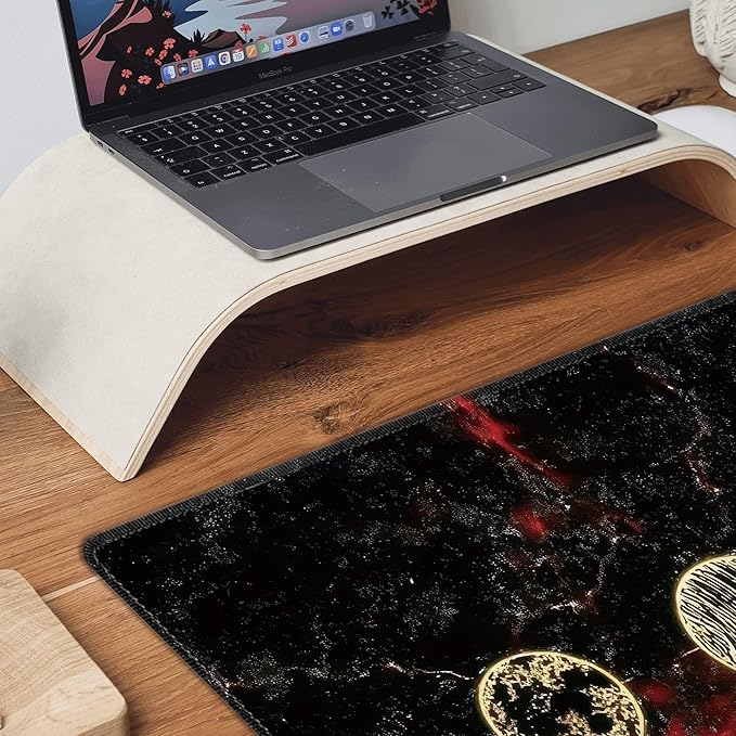 Galaxy Planet Large Mouse Pad, Gaming Keyboard Desk Pad, Extended Mouse Mat