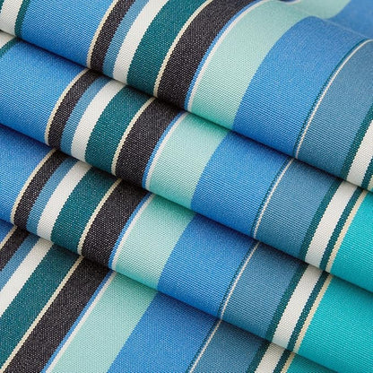RSH DECOR: Sunbrella Square Throw Pillows Set of 2 | 17" x 17" | Water and Fade-Resistant Performance Fabric | Outdoor Pillow Covers with Down-Alternative Inserts | Dolce Oasis