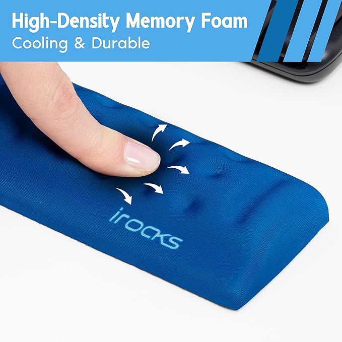 i-Rocks Ergonomic Memory Foam Keyboard Wrist Rest