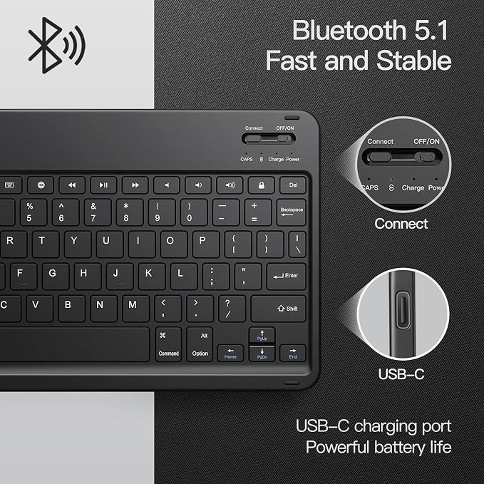 JETech Keyboard Case for iPad 11th/10th Generation