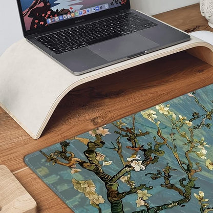 Almond Blossoms Large Mouse Pad, Gaming Keyboard Desk Pad, Extended Mouse Mat