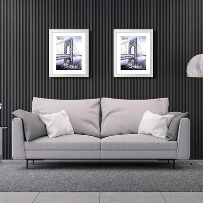VCK Poster Frames Wood Poster Large Picture Frames for Wall Gallery Home Office Photography Art Decoration (White, 16 x 20)