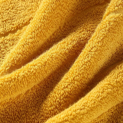 3 Pack Mustard Hand Towels Set, 100% Cotton Wavy Striped Jacquard Towels for Bathroom Kitchen 13.4 x 29.5 Inches (3 PCS Mustard)