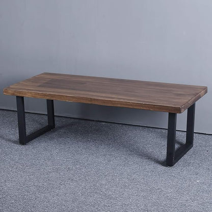 MBQQ Furniture Legs 15.7”Height 17.7”Wide Rustic Decory Square Tube Table Legs,Heavy Duty Metal Desk Legs,Dining Table Legs,Industrial Modern, DIY Iron Bench Legs