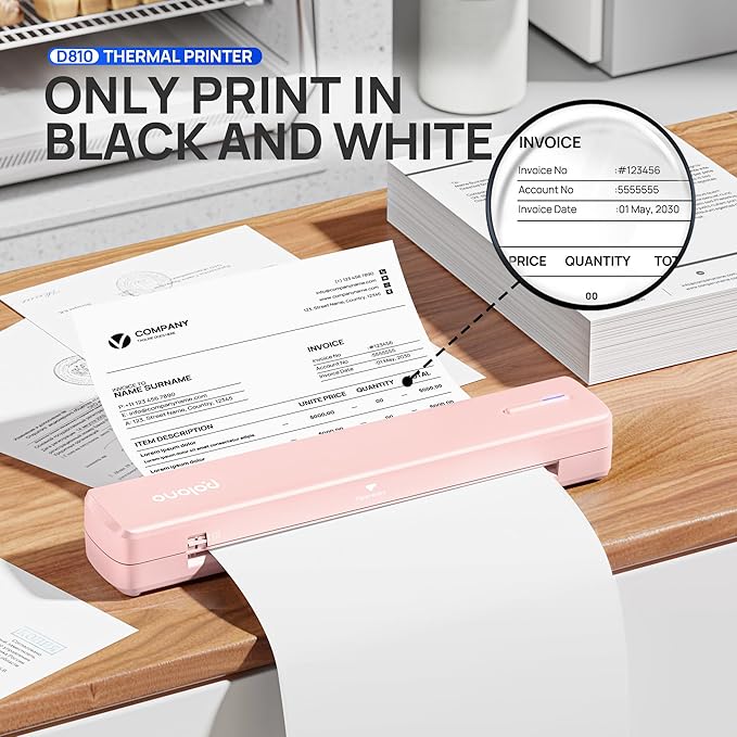 POLONO Portable Printer Wireless
