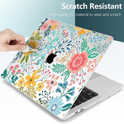 TWOLSKOO Compatible with MacBook Pro 13 inch Case 2023-2016 A2338 M2/M1 A2251