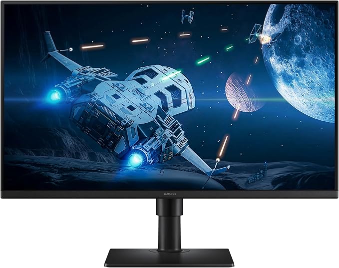 Samsung 27” (S40GD) Borderless Business Monitor with IPS Panel, 100Hz Refresh Rate, Eye Saver Mode, Ergonomic Design, Game Picture Mode, LS27D402GANXGO, 3 Yr Warranty