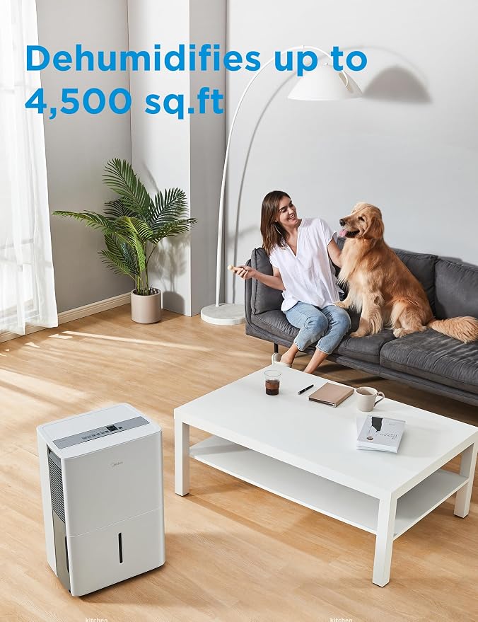 Midea 4, 500 Sq. Ft.Dehumidifier