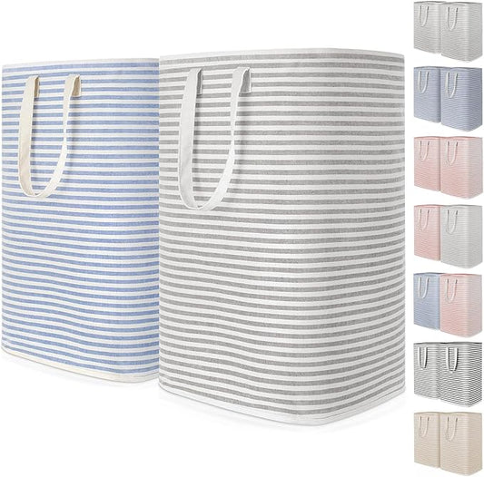 Lifewit 2 Pack Laundry Hamper Large Collapsible Laundry Baskets, Freestanding