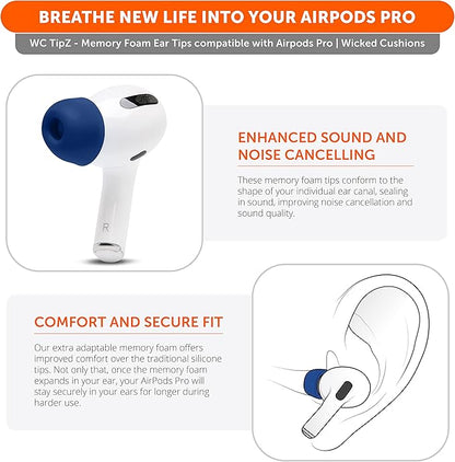 WC TipZ - Upgraded Memory Foam Ear Tips