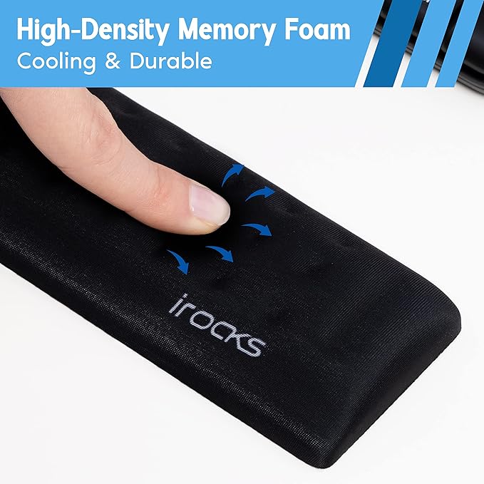 i-Rocks Memory Foam Keyboard Wrist Rest