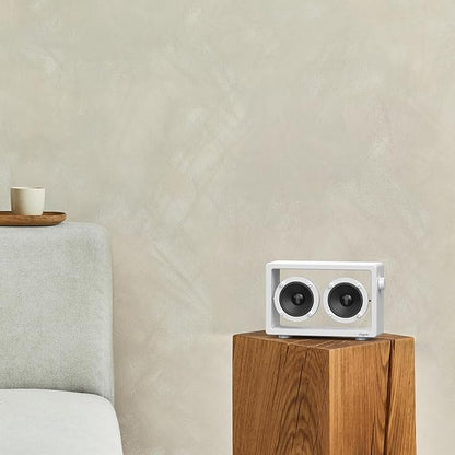 Cassette Portable Bluetooth Speaker, 16W Minimalist Speakers Bluetooth Wireless