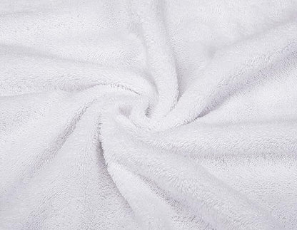 American Soft Linen Luxury 6 Piece Towel Set, 2 Bath Towels 2 Hand Towel 2 Washcloths, 600 GSM 100% Cotton Turkish Towels for Bathroom, White Towel Sets