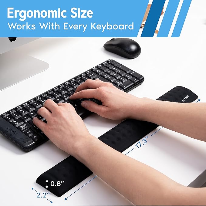i-Rocks Memory Foam Keyboard Wrist Rest