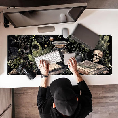 Dark Academia Desk Mat Mouse Pad XL Extended Large Gaming Desk Pad Mousepad