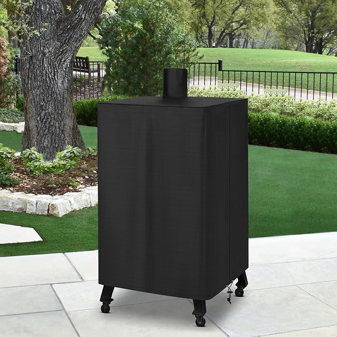 SunPatio Vertical Smoker Cover for Pit Boss 4/5/7 Series, Wood Pellet Grill Cover for Outside, Outdoor Waterproof BBQ Grill Protector, Compatible with Pit Boss 73550