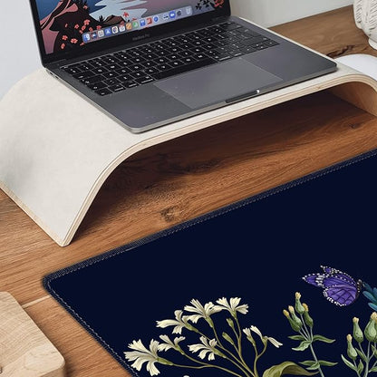 Weeds Flowers Large Mouse Pad, Gaming Keyboard Desk Pad, Extended Mouse Mat