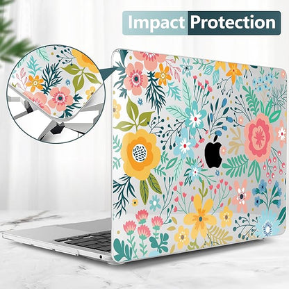 TWOLSKOO Compatible with MacBook Pro 13 inch Case 2023-2016 A2338 M2/M1 A2251