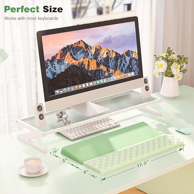 Ospelelf Keyboard Wrist Rest Comfortable Ergonomic Keyboard Stand Riser Holder