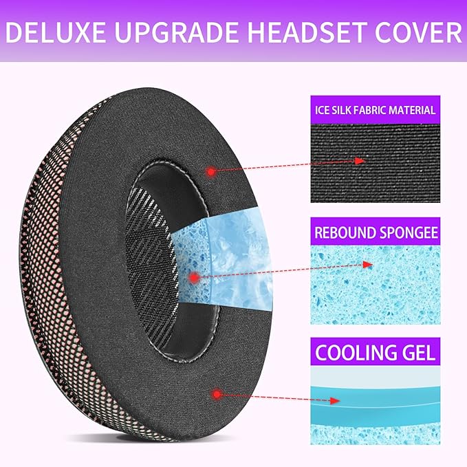 Ice Gel Headphones Replacement Ear Pads