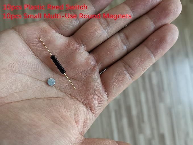 10pcs Plastic Reed Switch Reed Contact Normally Open Magnetic Induction Switch