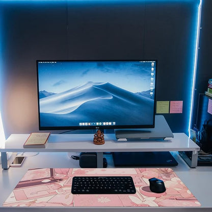 Large Gaming Mouse Pad for Desk, Kawaii Anime Desktop Desk Pad, Extended Big