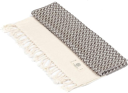 Madamelique Exclusive Hand Towels Set of 2-18 x 40 Inches