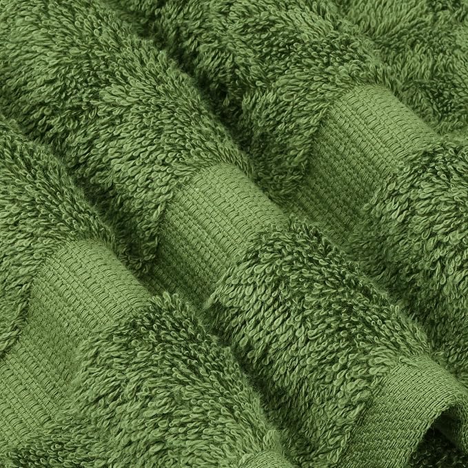 Chakir Turkish Linens | Hotel & Spa Quality 100% Cotton Luxury Turkish Towels | Soft & Absorbent (30x60 Inches Extra Large Bath Towels, Set of 4 - Moss)