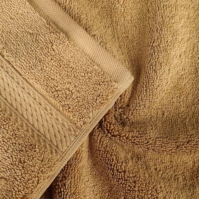 Superior Egyptian Cotton Pile Bath Towel Set of 4, Ultra Soft Luxury Towels