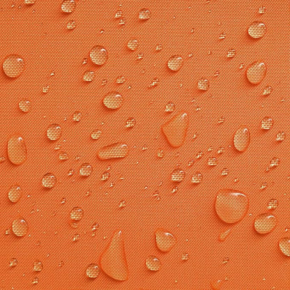 Phantoscope Pack of 2 Outdoor Waterproof Solid Throw Decorative Pillow Cover Decorative Square Outdoor Pillows Cushion Case Patio Pillows for Couch Tent Sunbrella, Orange 12x20 inches 30x50 cm